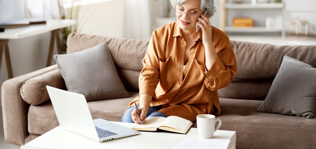 woman calling to enquire