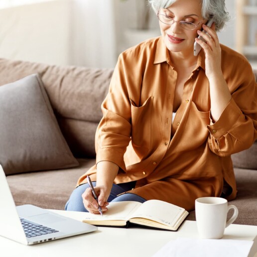 woman calling to enquire