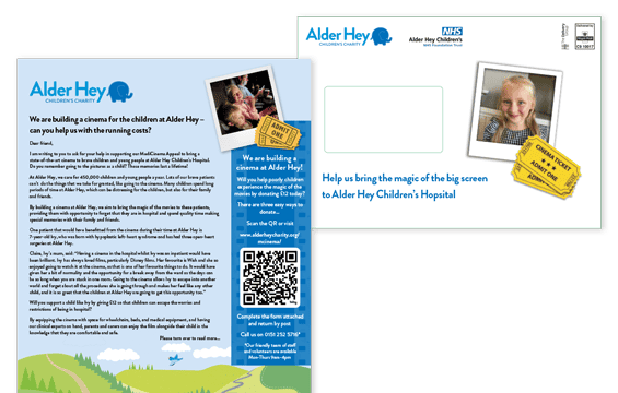 Alder Hey Direct Mail Creative