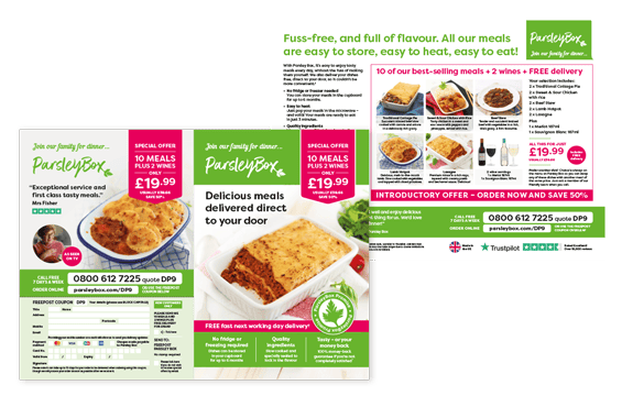 Parsley Box Direct Mail Creative