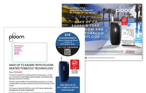 Ploom Direct Mail Creative