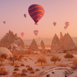 Hot air balloon excursion in Turkey