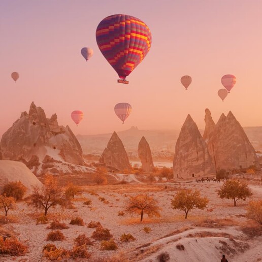 Hot air balloon excursion in Turkey