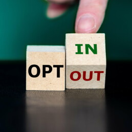 Expressing opt in and opt out