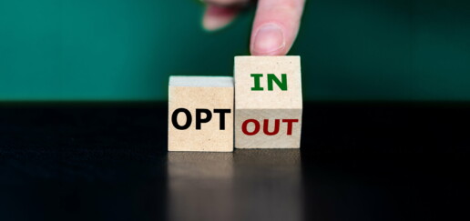 Expressing opt in and opt out