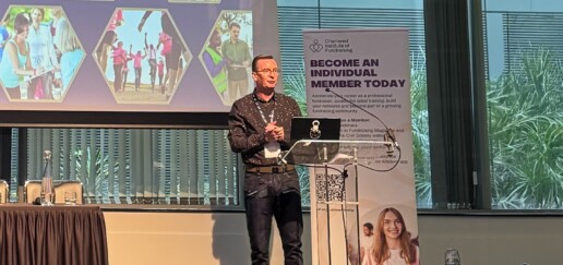 Scott presenting at the CIOF Conference Sept 2026